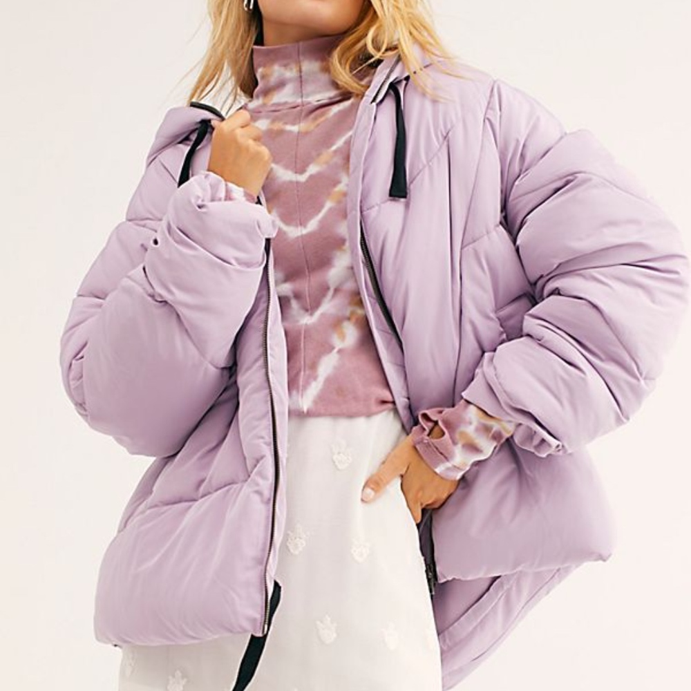 Free People Hailey Hooded Puffer Jacket